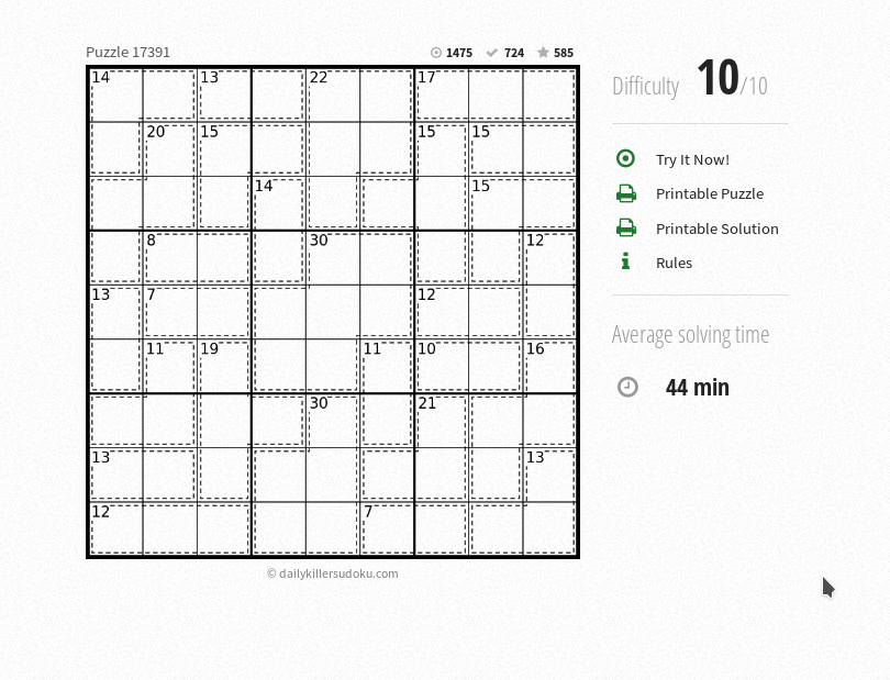 killer sudoku cheat